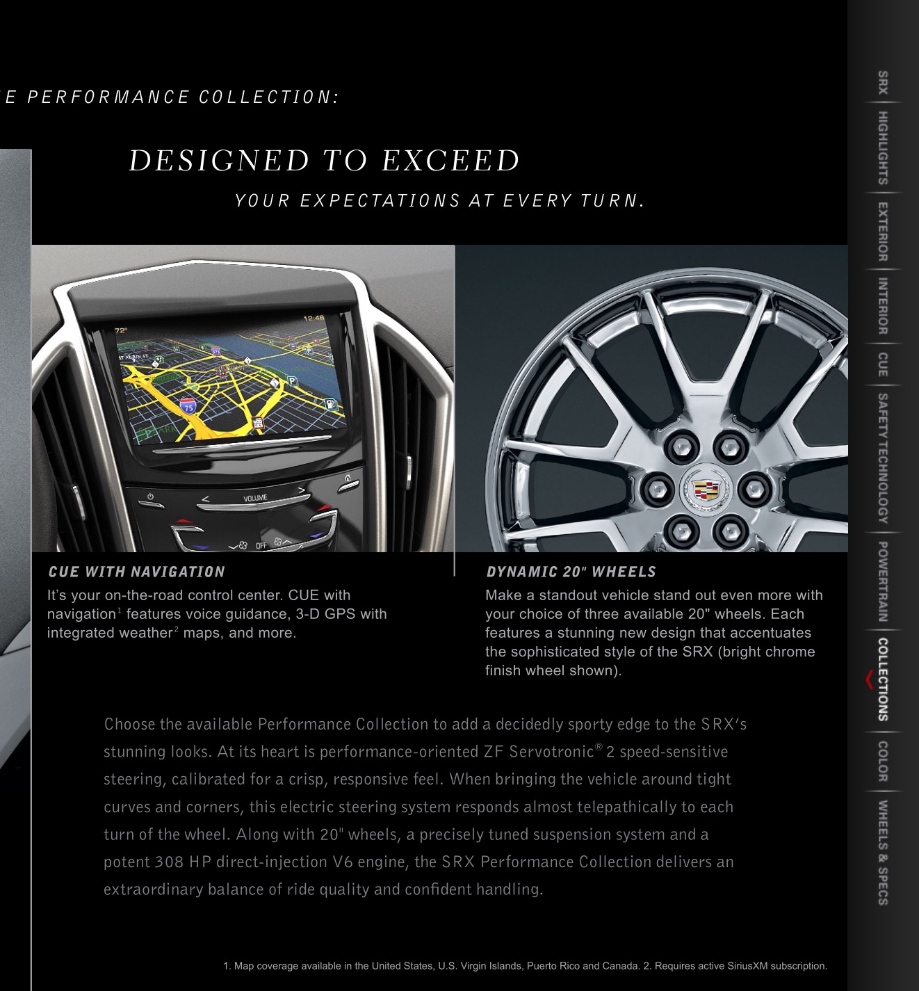2013 Cadillac SRX Brochure Page 12